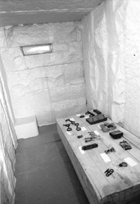 The Magician. Jail cell that once held More Smith, on display at Kings County Museum, New Brunswick. Photo by Peter Walsh