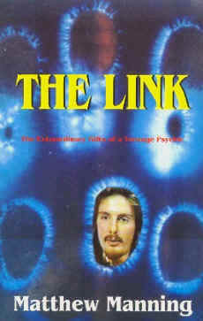 Psychic healer. Cover of 'The Link' - Matthew Manning's first book