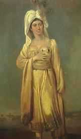 Princess Caraboo of Javasu'. From a painting by Edward Bird